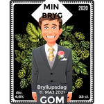 Indlæs billede til gallerivisning Nervøs Gom - design din egen øl etiket - The Beer Label